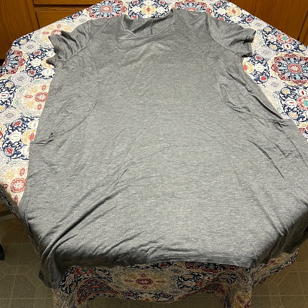3x gray dress with pockets
